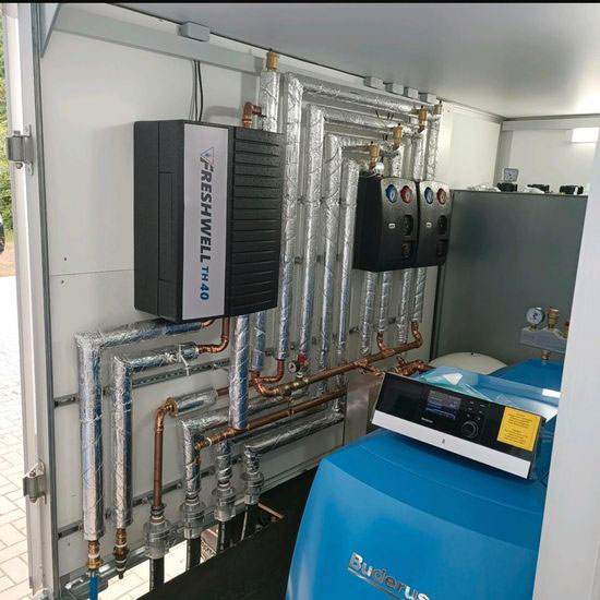 Ansicht des Heizmobil von außen